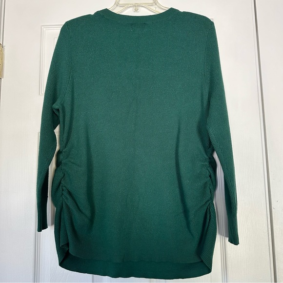 Isabel Maternity Green Sweater | Size XXL | Soft & Cozy Knit - Picture 4 of 6